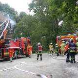 Unfälle und Brände hielten beim Ausbildungstag die Feuerwehr und Hilfsorganisationen in Atem