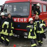 Gleich fünf Feuerwehrfrauen absolvieren zurzeit den Grundlehrgang