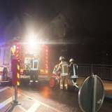 Herbstabschlussübung: Explosion in der Hubertusschänke forderte Retter 