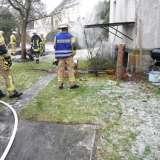 Verdacht der Brandstiftung in Zweifamilienhaus