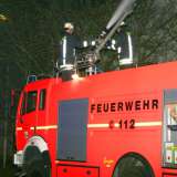 Herbstabschlussübung der Feuerwehr bei der Firma Schieffer