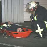 Herbstabschlussübung der Feuerwehr bei der Firma Schieffer