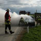 Geliehener Wagen stand plötzlich in Flammen 
