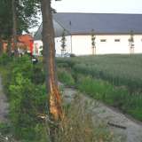 Von der Straße abgekommen