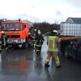 Unfall fordert Feuerwehr bei einer Übung