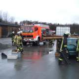 Unfall fordert Feuerwehr bei einer Übung