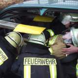 Unfall fordert Feuerwehr bei einer Übung