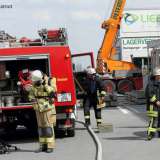 Mit Schweißbrenner Wand-Dämmung in Brand gesetzt