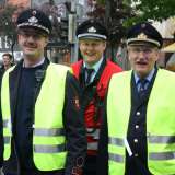 Feuerwehrleute absoliveren den Altstadtlauf 