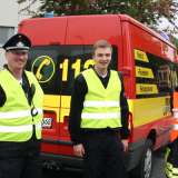 Feuerwehrleute absoliveren den Altstadtlauf 