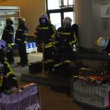 Feuerwehr, Werkfeuerwehr und Technisches Hilfswerk haben gemeinsam geübt