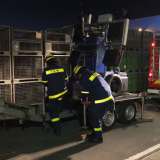 Feuerwehr, Werkfeuerwehr und Technisches Hilfswerk haben gemeinsam geübt