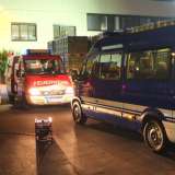 Feuerwehr, Werkfeuerwehr und Technisches Hilfswerk haben gemeinsam geübt