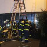 Feuerwehr, Werkfeuerwehr und Technisches Hilfswerk haben gemeinsam geübt