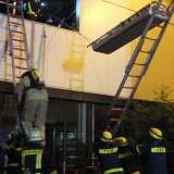 Feuerwehr, Werkfeuerwehr und Technisches Hilfswerk haben gemeinsam geübt