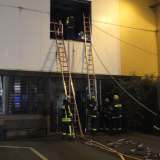 Feuerwehr, Werkfeuerwehr und Technisches Hilfswerk haben gemeinsam geübt