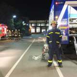 Feuerwehr, Werkfeuerwehr und Technisches Hilfswerk haben gemeinsam geübt