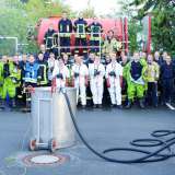 Feuerwehrangehörige für ABC-Einsatz gewappnet