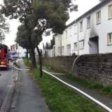 Hoher Sachschaden nach Kellerbrand in einem Reihenhaus