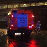 Feuer in der Lackiererei