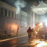Feuer in der Lackiererei