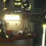 Feuer in der Lackiererei