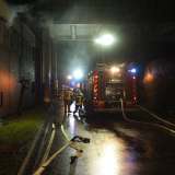 Feuer in der Lackiererei