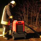 Feuer in der Lackiererei