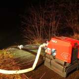 Feuer in der Lackiererei