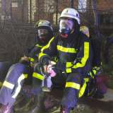 Feuer in der Lackiererei