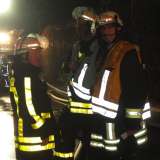 Feuer in der Lackiererei