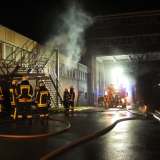 Feuer in der Lackiererei