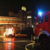 Feuer in der Lackiererei