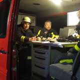 Feuer in der Lackiererei