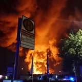 Großbrand im Gewerbegebiet Am Wasserturm