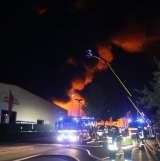 Großbrand im Gewerbegebiet Am Wasserturm