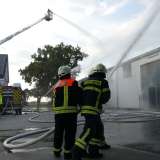 Gemeinsame Übung der Feuerwehren Geseke und Lippstadt