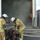 Gemeinsame Übung der Feuerwehren Geseke und Lippstadt