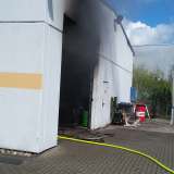 Brand in Werkstatt