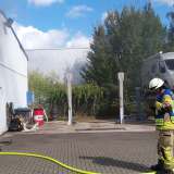 Brand in Werkstatt