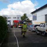 Brand in Werkstatt