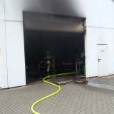 Brand in Werkstatt