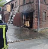Scheunenbrand in Bökenförde