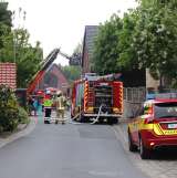 Scheunenbrand in Bökenförde
