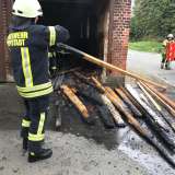 Scheunenbrand in Bökenförde