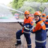 Übung der Jugendfeuerwehr an der Josefschule