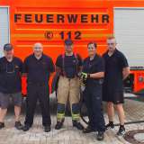Feuerwehr unterstützt beim Bewässern