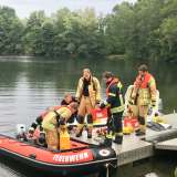 DLRG und Feuerwehr üben gemeinsam 