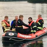 DLRG und Feuerwehr üben gemeinsam 