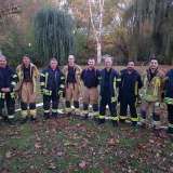 Feuerwehr unterstützt Wasserorgel im Grünen Winkel